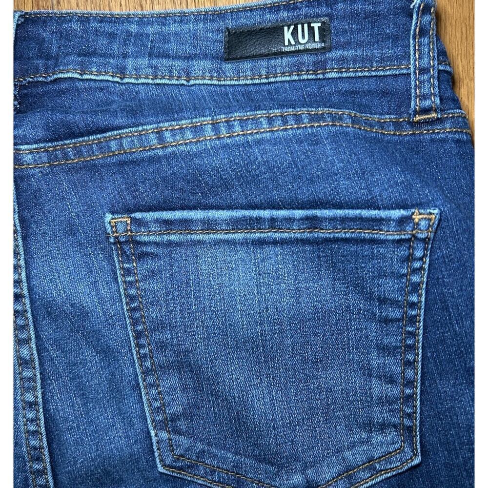 Kut From The Kloth Donna High Rise Ankle Skinny Jeans Women’s Size 8 Dark Wash - Picture 9 of 10
